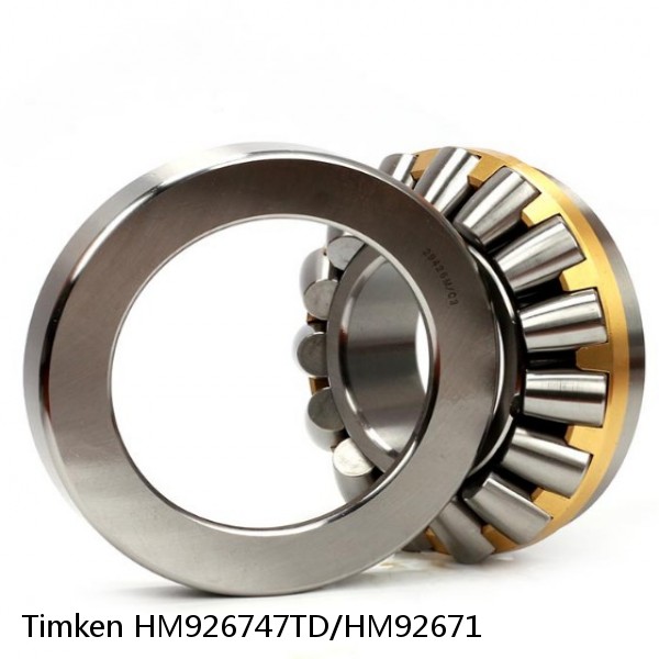HM926747TD/HM92671 Timken Tapered Roller Bearing Assembly