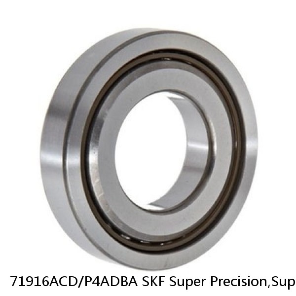 71916ACD/P4ADBA SKF Super Precision,Super Precision Bearings,Super Precision Angular Contact,71900 Series,25 Degree Contact Angle #1 small image