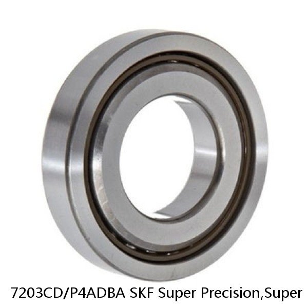 7203CD/P4ADBA SKF Super Precision,Super Precision Bearings,Super Precision Angular Contact,7200 Series,15 Degree Contact Angle #1 small image