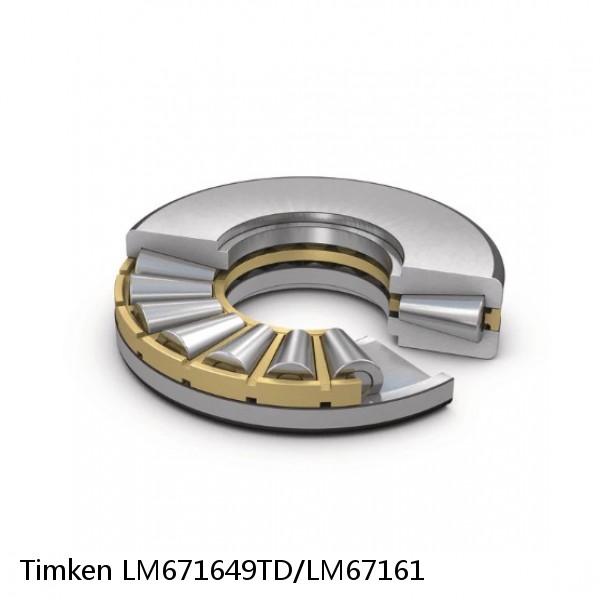 LM671649TD/LM67161 Timken Tapered Roller Bearing Assembly