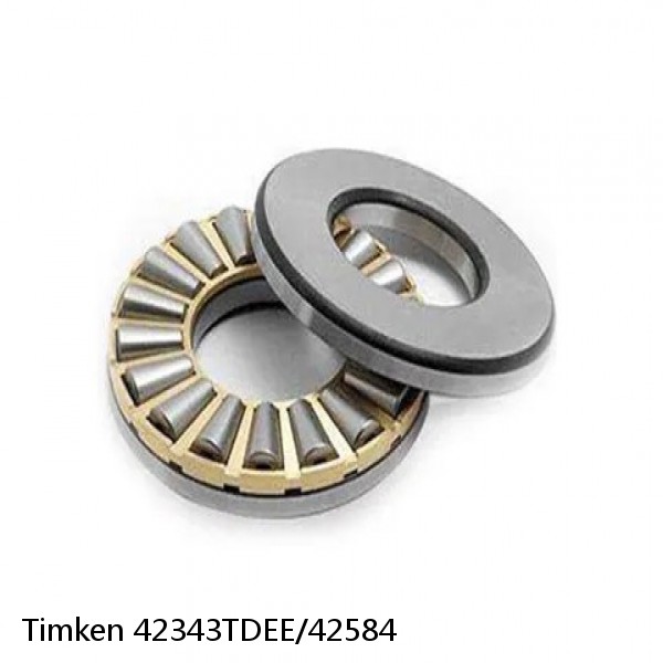 42343TDEE/42584 Timken Tapered Roller Bearing Assembly #1 image